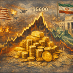 Gold slumps 3%, but set for its strongest monthly gain since 1980 